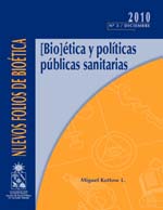 											Ver Núm. 3 (2010): Diciembre. Bioética y Políticas Públicas Sanitarias
										